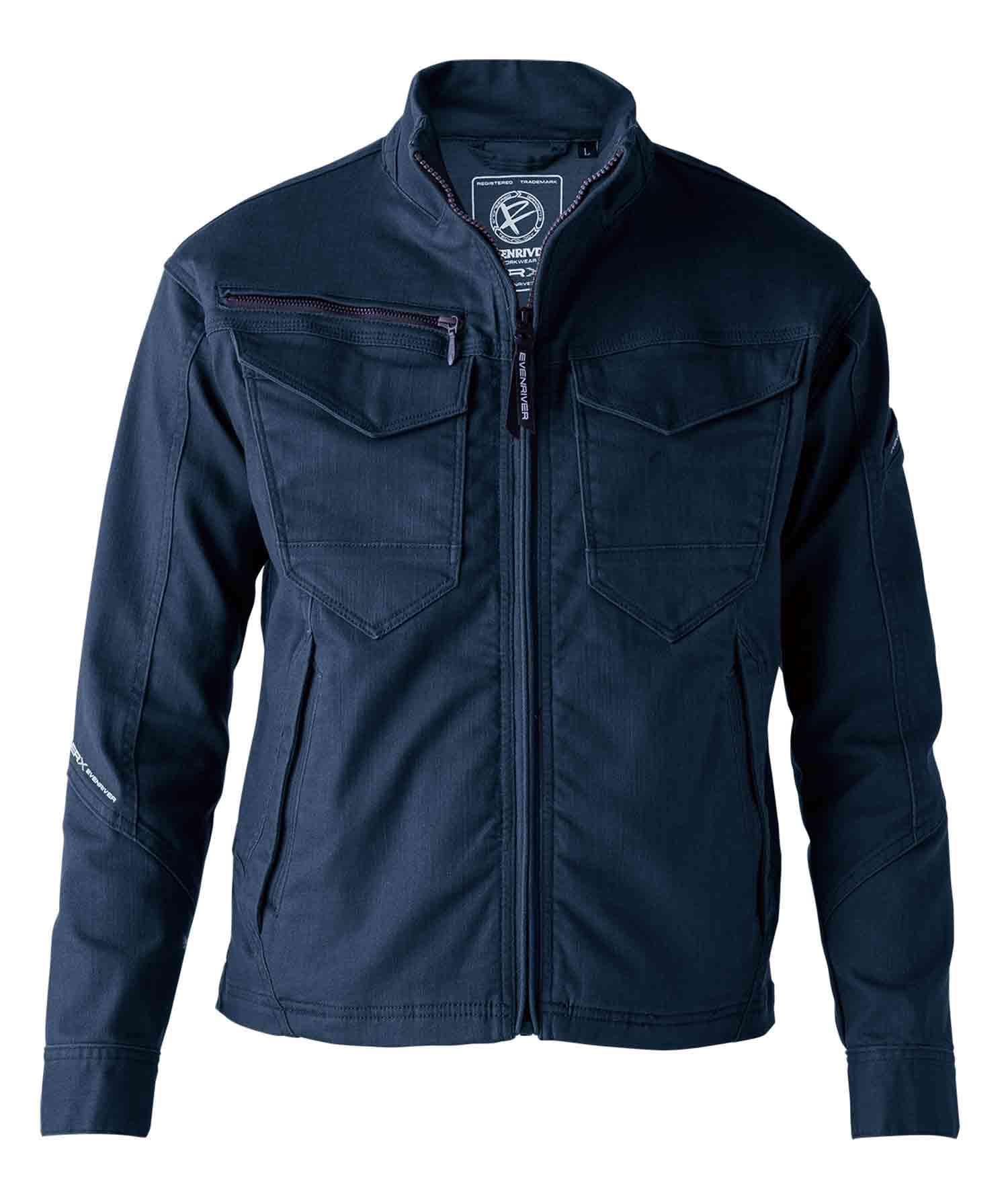 

EVEN RIVER Extreme Stretch Max Blouson, Year-Round, Navy, US1507 04 S