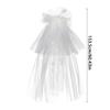 Sheer Veil Bridal Veil Bride Gift, Bridal Shower, Wedding Veil White Bowknot