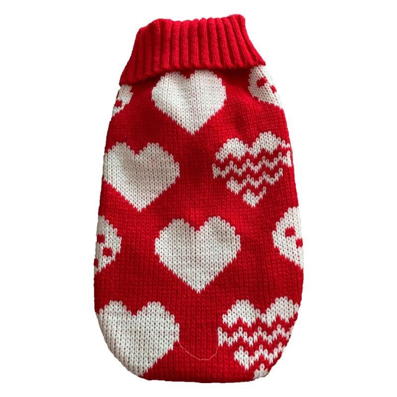 Dog Cat Sweater Winter Warm Knitting Coat Cats Knitted Clothing Dog Clothes For Small Dogs Christmas Season Pets Outfit Chihuahua