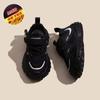 2025 Kids' Black Sneakers: Spring/Autumn Boys' & Girls' Velvet Winter Running Shoes
