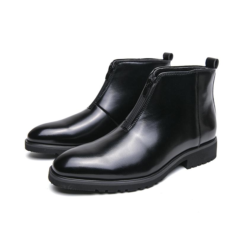 Fashion Leather Boots For Man Genuine Leather Big Size Boots High Quality Designer Formal Boots Casual Boots Fashion Business