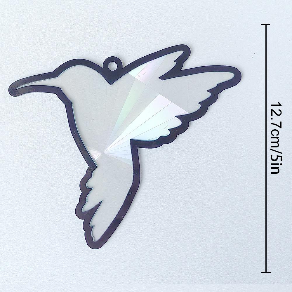 Colorful Acrylic Suncatcher Rainbow Prism Pendant Decorative Window Hanging Ornament For Home Garden Indoor Sunlight Decoration