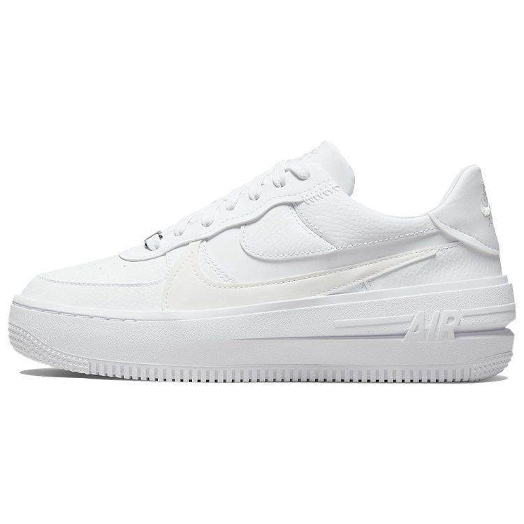 Pre-owned Nike Air Force 1 PLT.AF.ORM Triple White DJ9946-100-P26094152336194