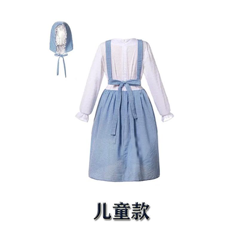 Children's Drama Stage Performance Costume Halloween Costume European Pastoral Farm Costume Flower Shop Girl Dress