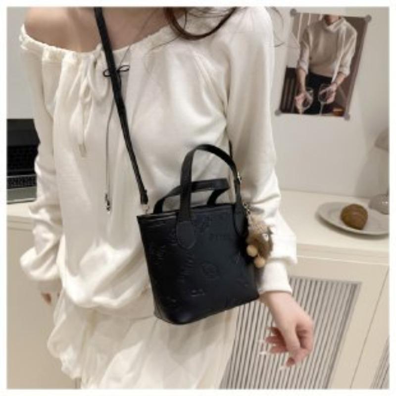 Pink Bucket Bag, Women's  New High-end Atmosphere, Small Man, High-end Sense, Light Luxury, Niche Messenger Bag