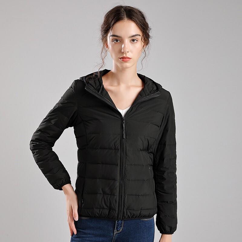 G·TENNA NB-82003 Women's Hooded Lightweight Down Jacket