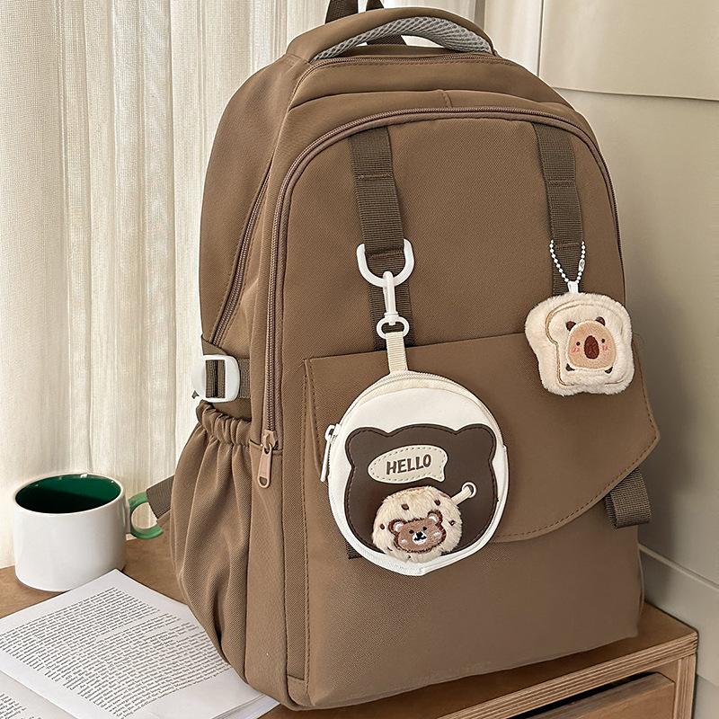 Korean version of cute girl schoolbag female sweet campus large-capacity junior high school students and primary school students high-value backpack