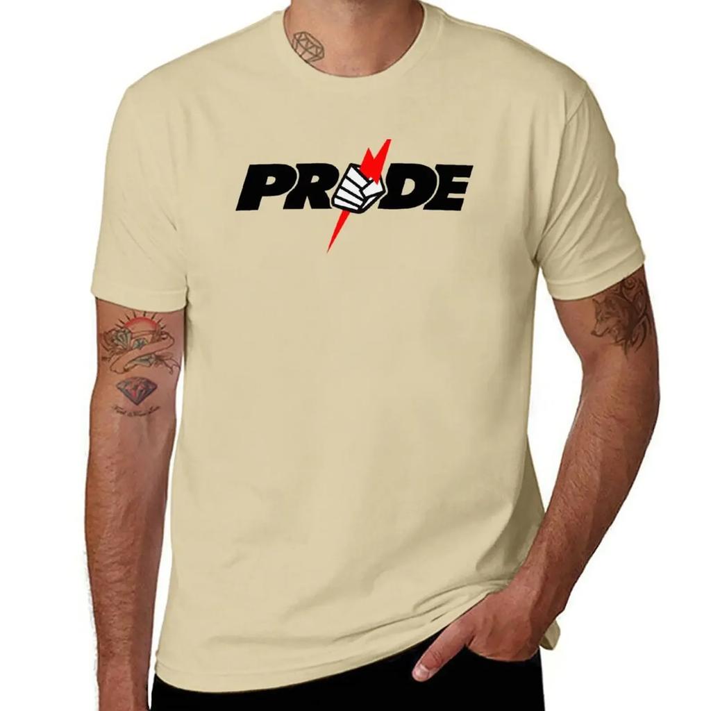 T-Shirt vintage clothes black PRIDE FC T-Shirt sweat shirts custom t shirts Short sleeve tee clothing
