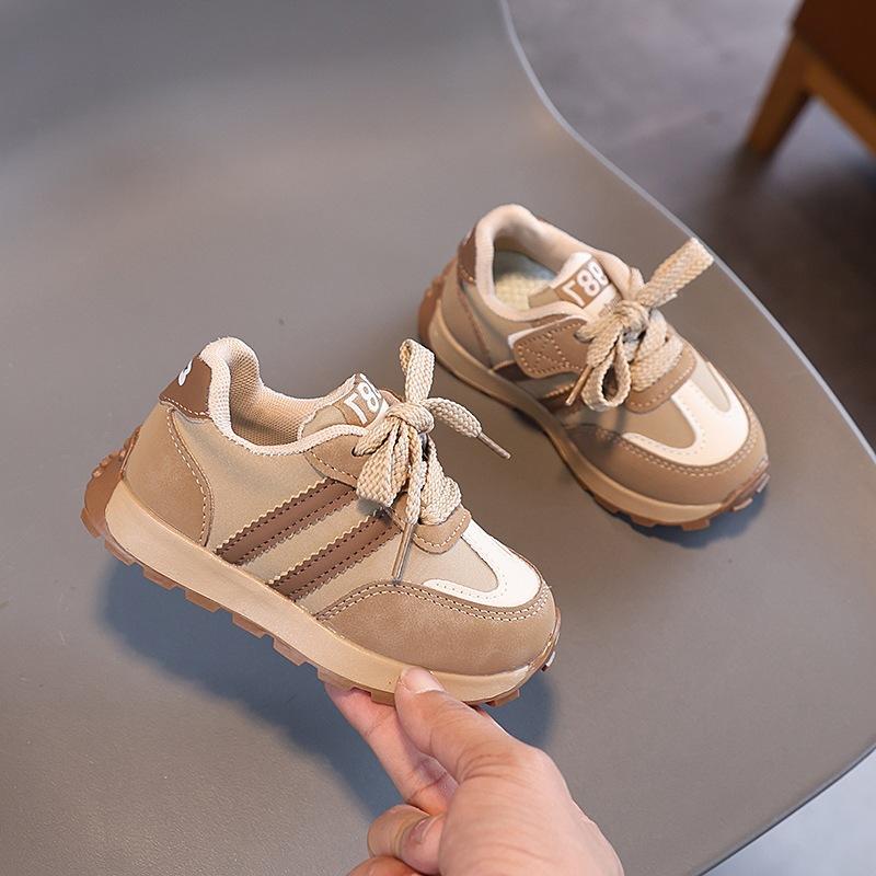 Children's fashion Forrest Gump shoes 2025 autumn new Korean version girls soft-soled running shoes boys casual sports shoes
