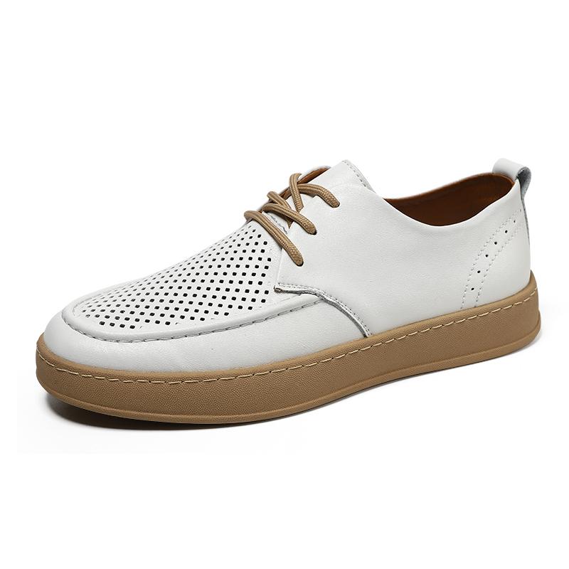 

Мужская повседневная обувь из натуральной кожи, роскошные брендовые мужские мокасины, летние дышащие черные туфли для вождения, мягкие туфли-лодочки 44