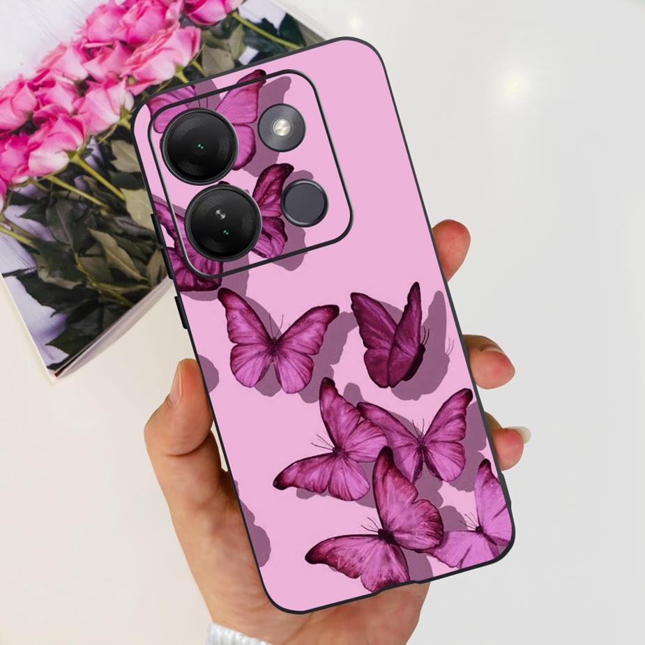 Für Infinix Smart 7 HD Hülle X6516 Luxuriös Beliebt Bemalte Abdeckung Weiche Silikon Handyhülle Für Infinix Smart 7 Plus Smart7 HD Schale
