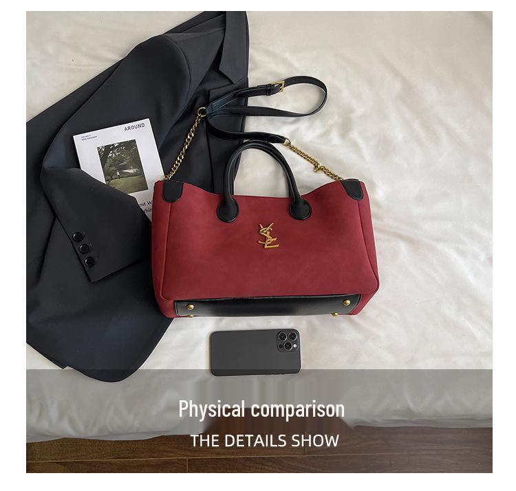 2025 Damen Frosted Handtasche - Große Kapazität Umhänge- & Schultertasche