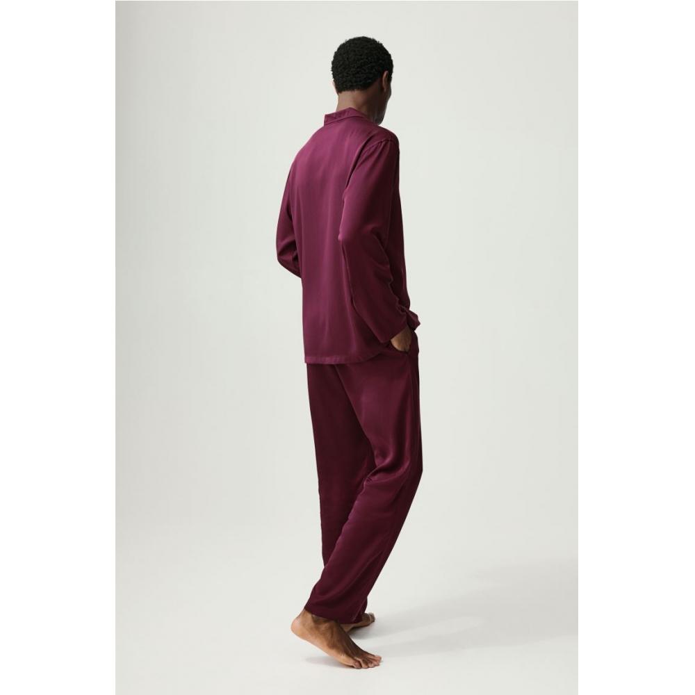 H M pajaMa sHirt   Pants Dark Red