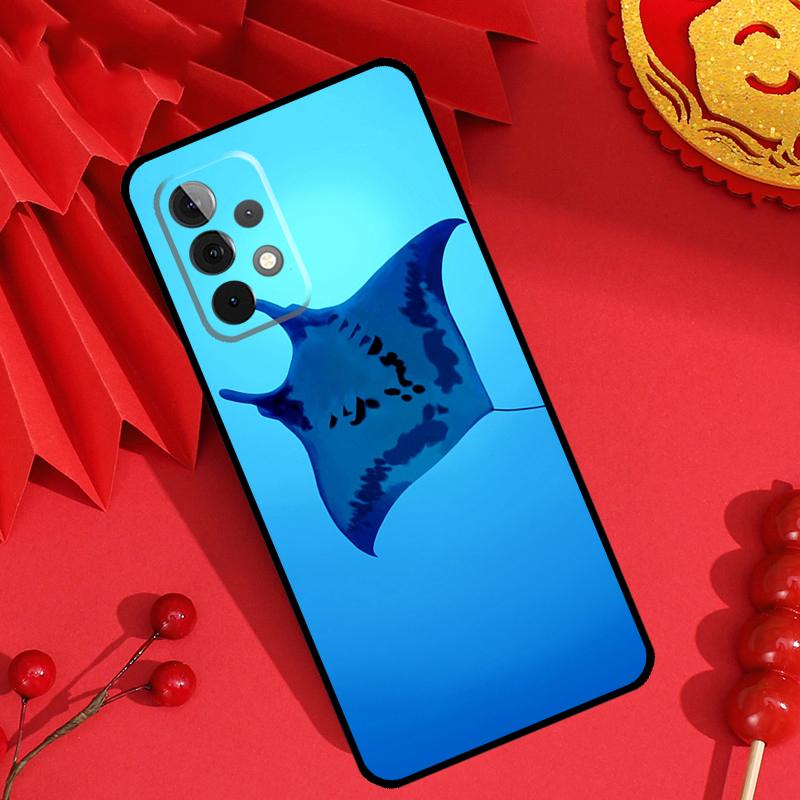 Animal Manta Ray Case For Samsung Galaxy M13 M14 M12 M11 M15 M06 M16 M36 M56 M31 M53 M32 M52 M35 M55 M34 M54