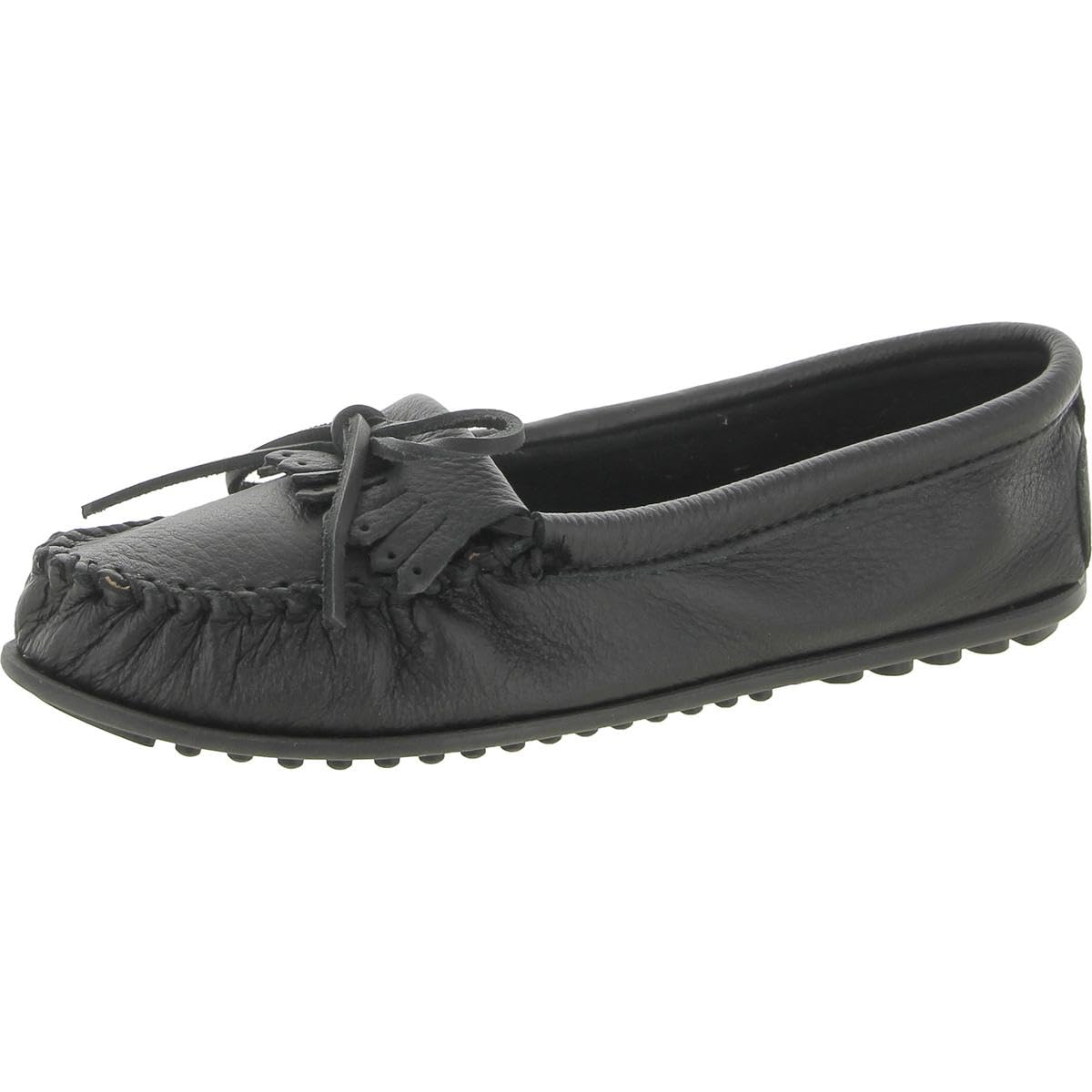 

Minnetonka Deerskin Kilty Size cm Moccasins, Women s, Black, 23.0 чёрный