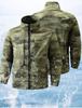 Men's Workwear: Breathable Camouflage Suit for Spring & Autumn - Durable, Thick, Wear-Resistant Outdoor & Training Gear.