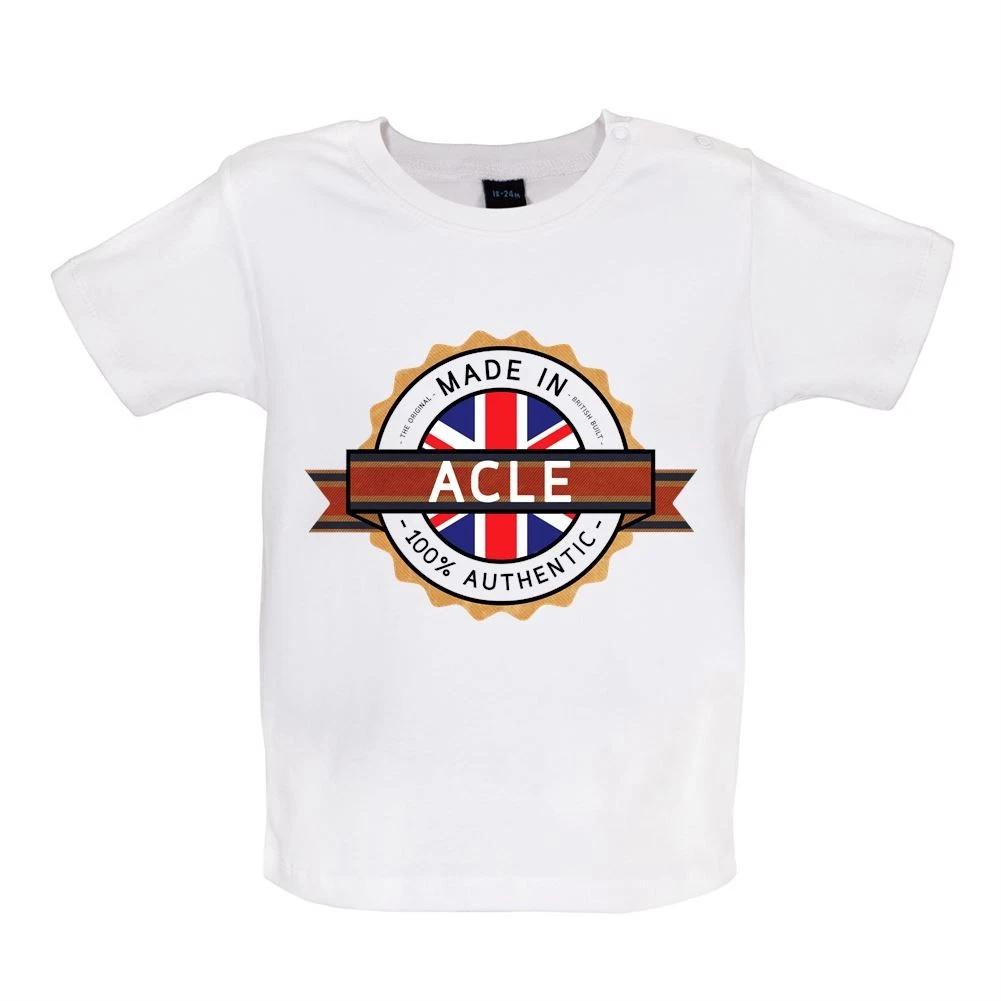 

Made In ACLE - Baby Kids Boys Girls Unisex T-Shirt / Babygrow - Town City Village Born Love Live 100