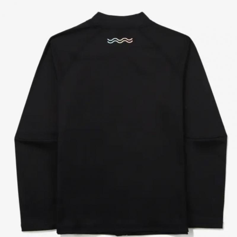 [fila Kids] Aqua Zip Up Rash Guard  Fk2rtf2a02x Blk  q0zFk2rtf2a02xBlk