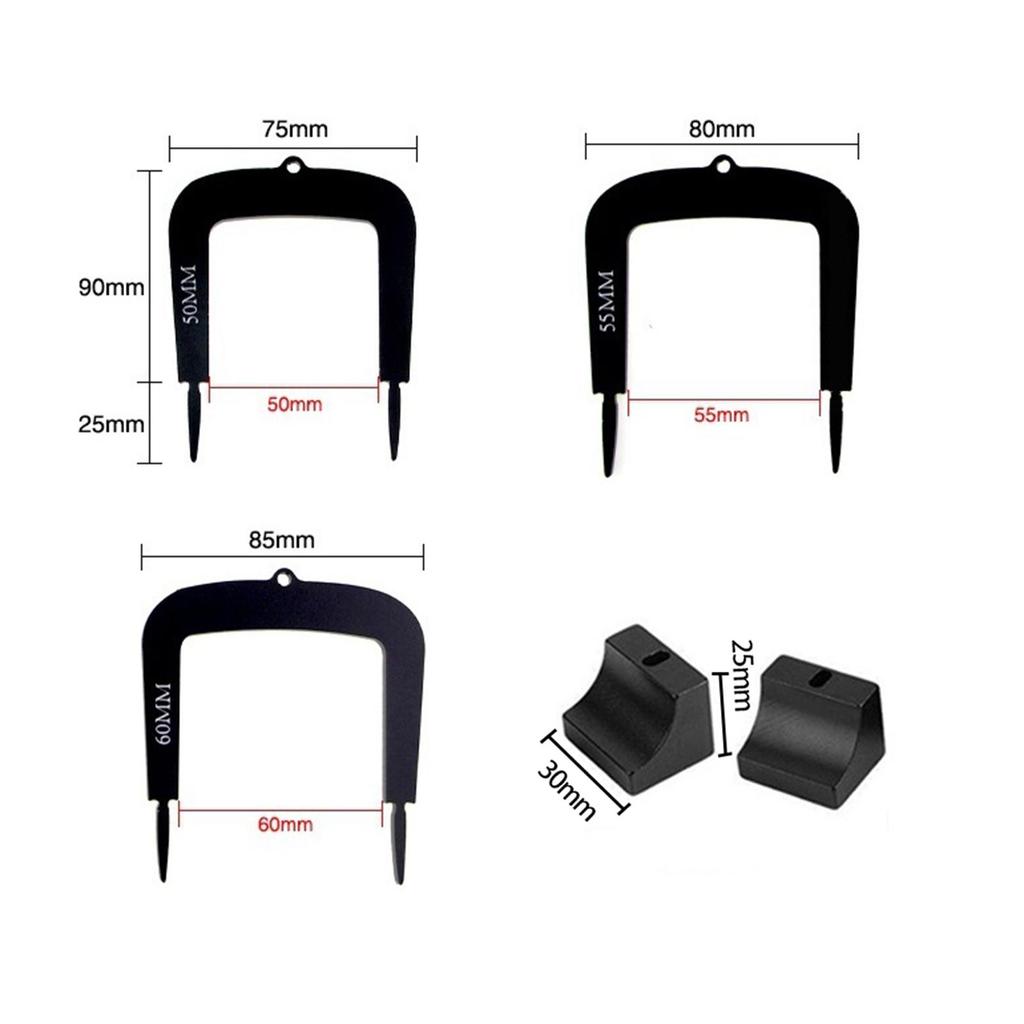 3x Golf Putting Gates Golf Training Aid Metal Putt Gates Practice Supplies