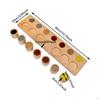 Montessori Rough Board Sensory Kindergarten Development Easy Use Preschool Educate Interactive