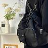Sweet Cool Nylon Backpack Women's Lightweight Shoulder Crossbody Bag Dual Strap Casual Sle Fashionable Trendy Design Backpacks