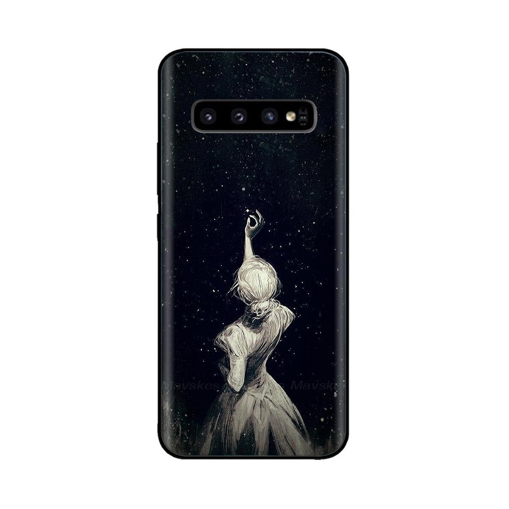 For Samsung S10 Plus Case S10 Silicone Fashion Back Cover Cases For Samsung Galaxy S10 S10E S 10 S10plus Protective Back Cover