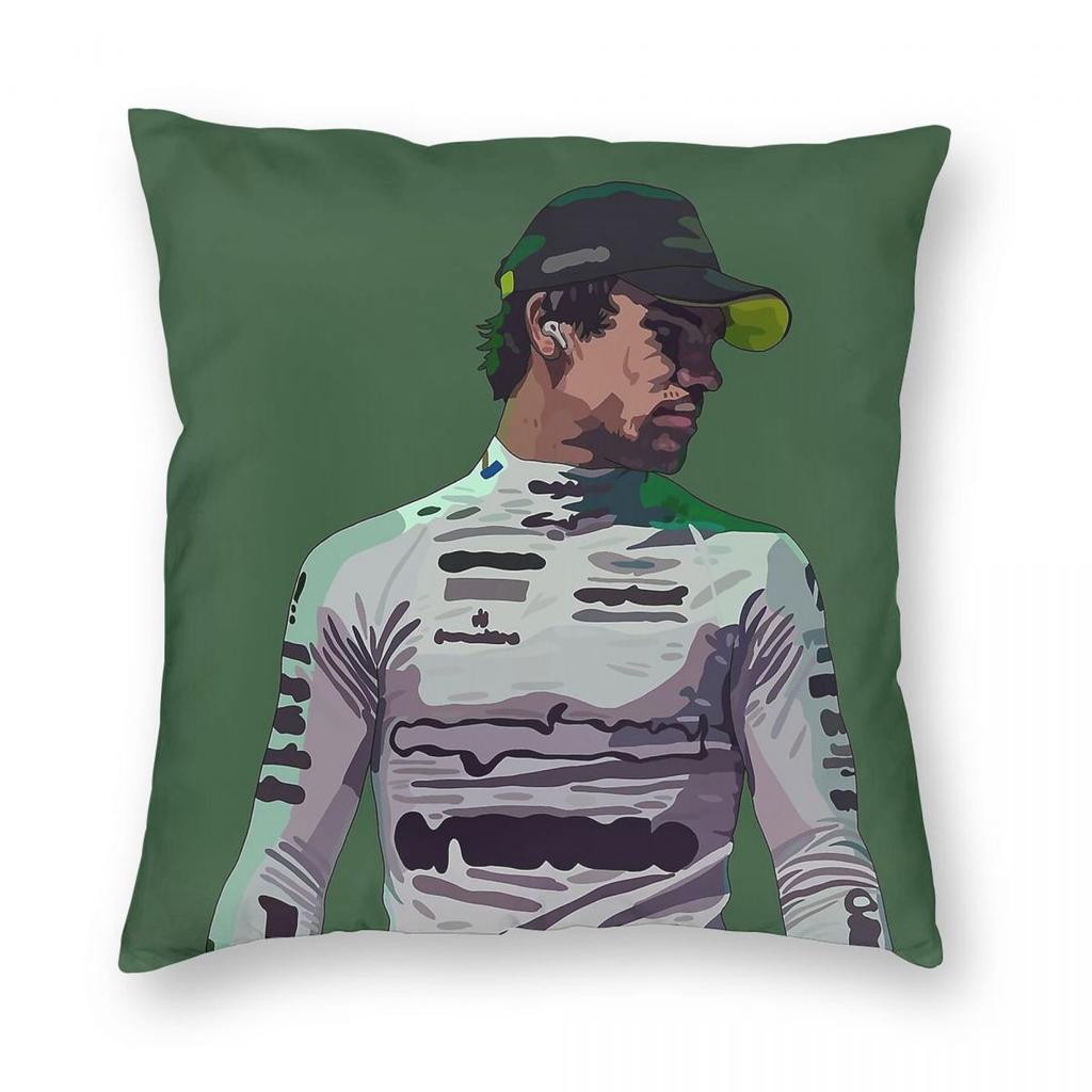 Lance Stroll Racing Driver Square Pillowcase Polyester Linen Velvet Creative Zip Decorative Room Cushion Case