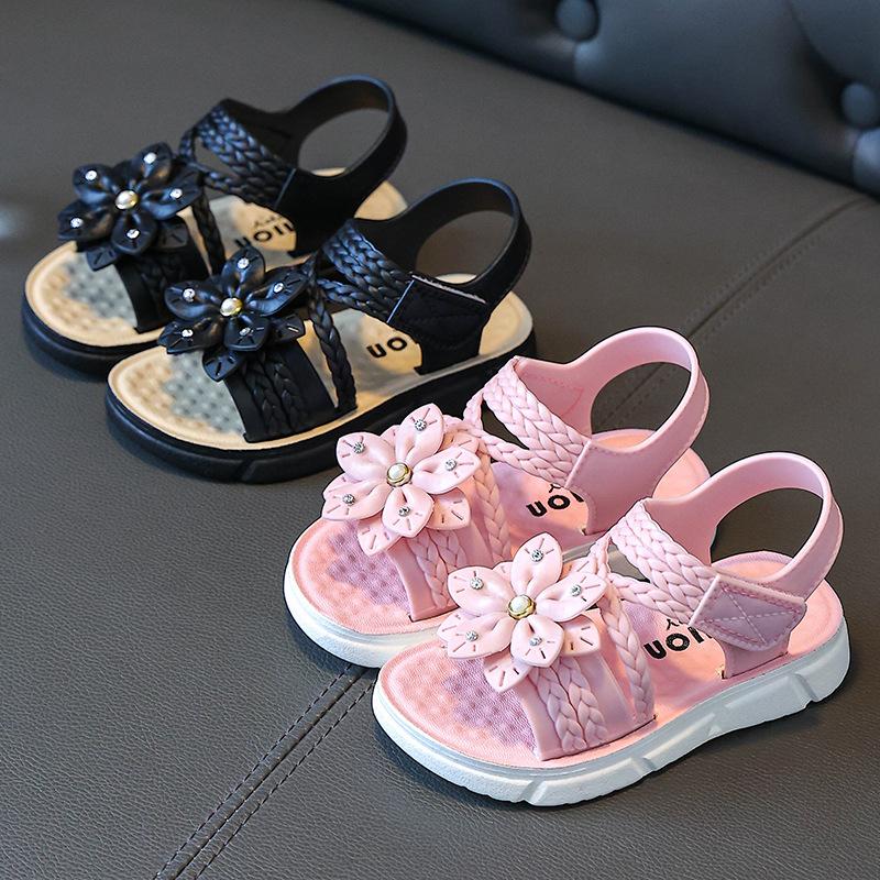 Princess Girl Sandals - Summer Children's Anti-Slip Soft-soled Fashion Sandals
