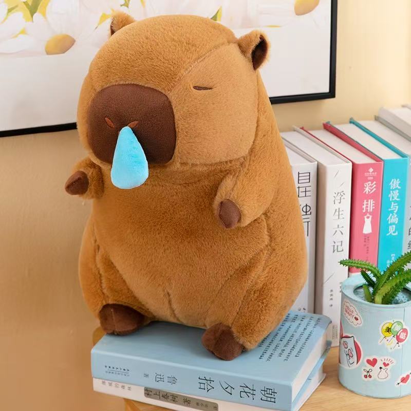 Colac de înot Rață Galbenă Jucărie de Pluș Capibara Simulare Drăguță Articole de Plajă Capibara Kawaii Animal de Pluș kapibala Cadouri de Ziua de Naștere Călătorie