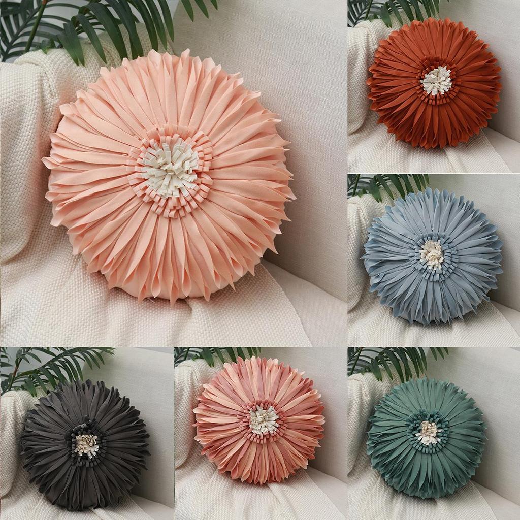 Nordic Minimalist Floral Throw Pillow Cover – Modern, High-End, Comfortable Design for Living Room & Bedroom