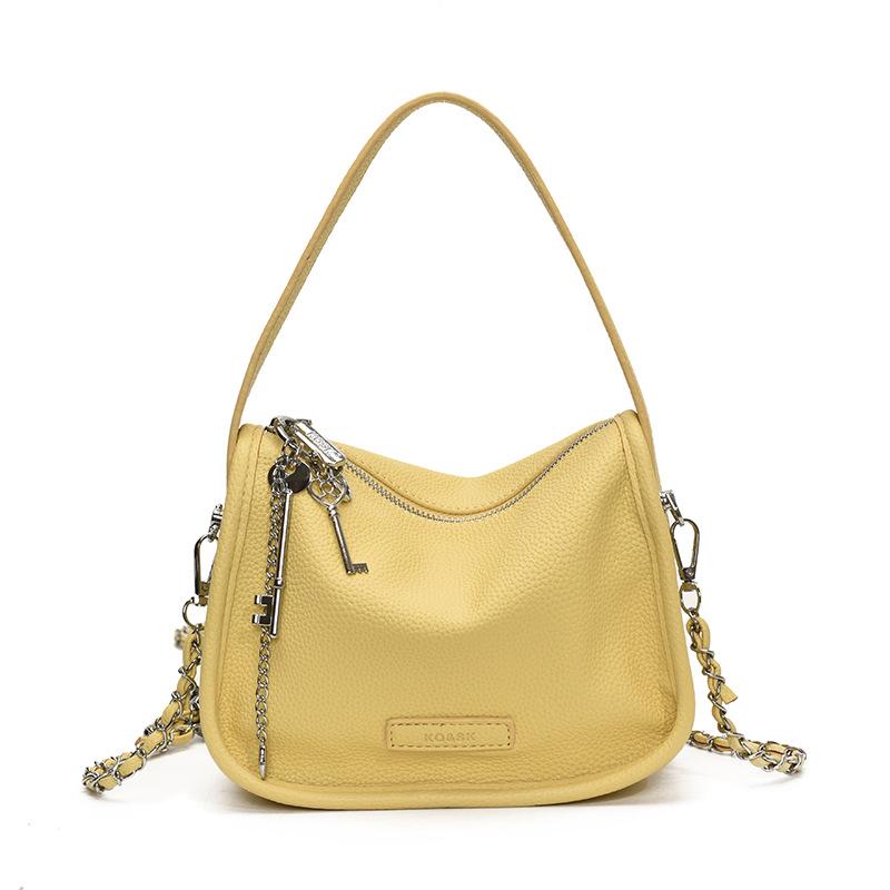 

Модна Портативна Маленька Квадратна Сумка Жіноча Нова Універсальна Сумка Через Плече Месенджер no pendant жовтий