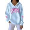 Women's Fashion CasualAngel Printed Pullover Sports Long Sleeve Sweatshirt