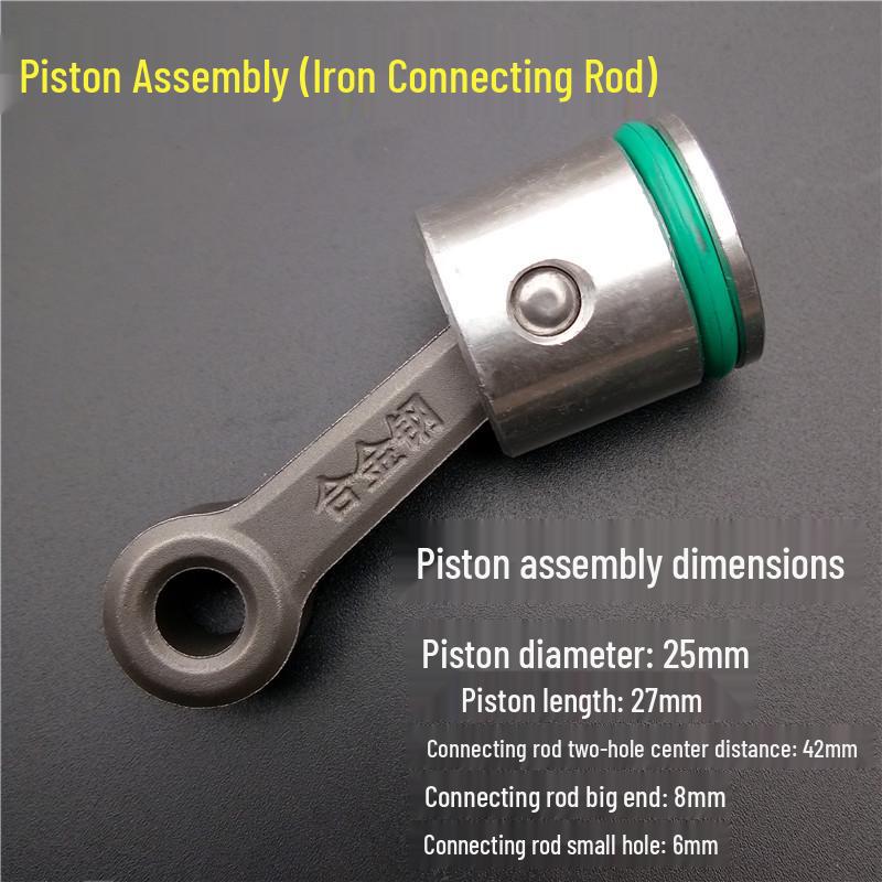 26-Piece Electric Hammer Impact Drill Accessory Kit with Piston Rod, Leather Ring, and Pin