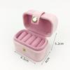 New Velvet Mini Ring Box Portable Earnail Pair Ring Jewelry Packaging and Storage Box