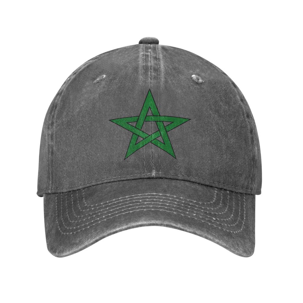 Marokko Morocco Flag  Casual Baseball Cap Spring  Trucker Hat High Quality Outdoor Sports Hats Female Male Vintage Baseball Caps