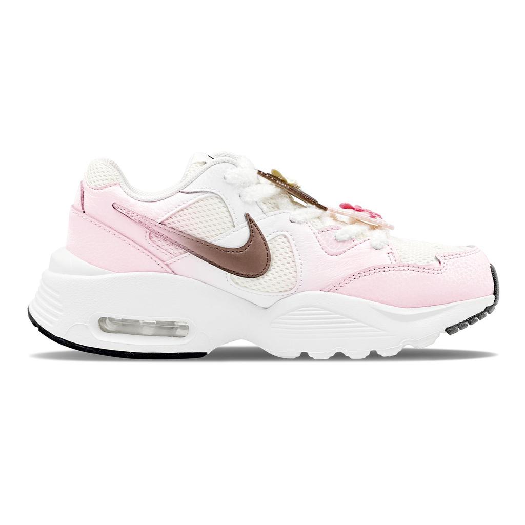 Nike Air Max Fusion Abrasion Resistant Slip Resistant Low Top Casual Running Shoes Women's Pink Brown CJ1671-100(Team1655-S-BOX)