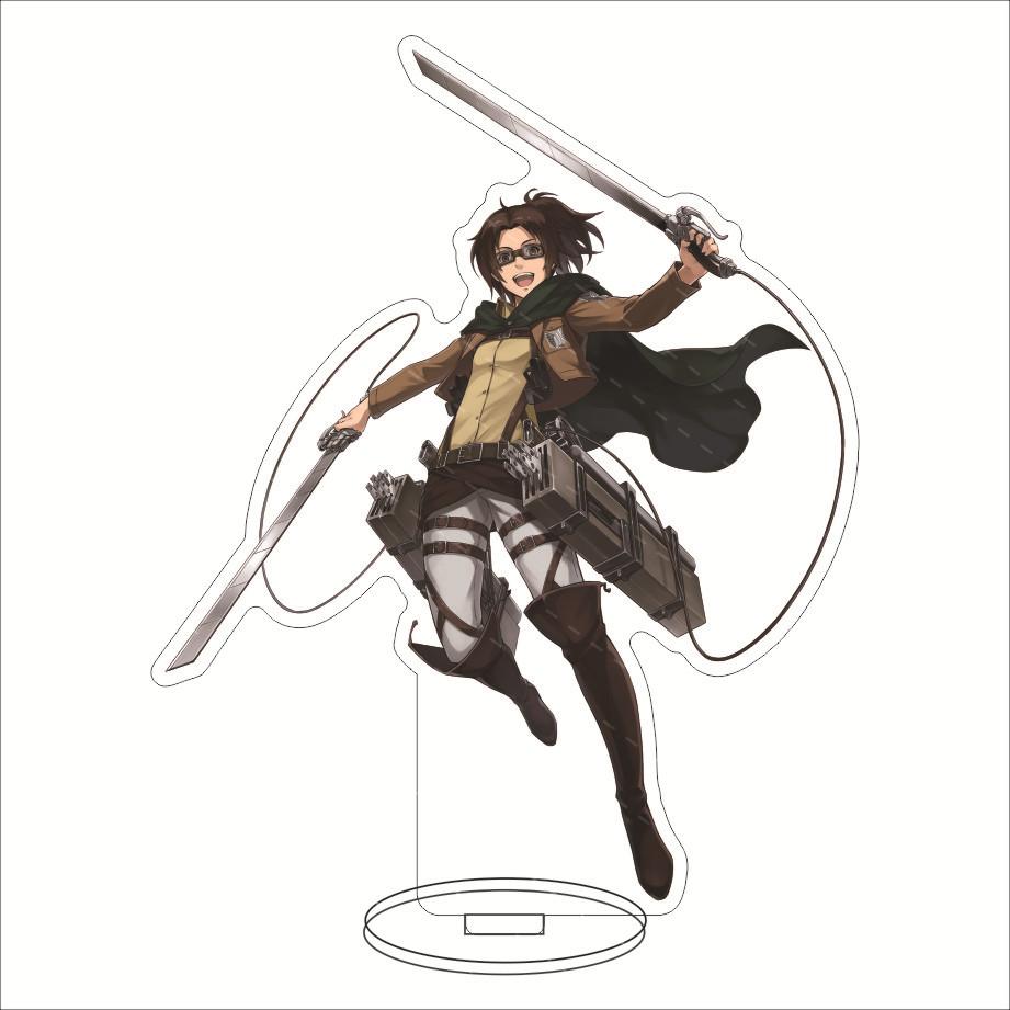 Attack on Titan Taichi Eren Mikasa Amin Keith Reiner Ani Connie Acrylic Ornament Stand Anime Character Birth Date Present Spooky Holiday