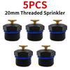 WUJIE 5PCS 20mm Adjustable Watering Sprinkler 1/2'' Thread Spray Nozzle Garden Lawn Drip Irrigation System Kit Home Garden Tools