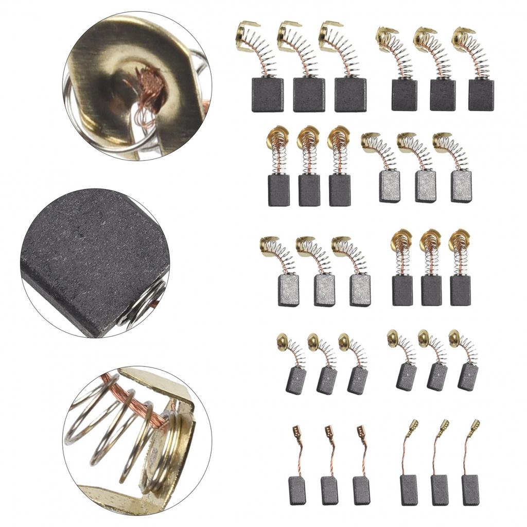 Carbon Brushes Replacement 10 Sizes 30 Pcs/set 30*/set