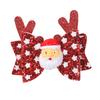 Christmas Hairpin Children'S Party Bow Gretel Scallion Powder Big Antlers Headdress Hairpin Hair Accessories 4765