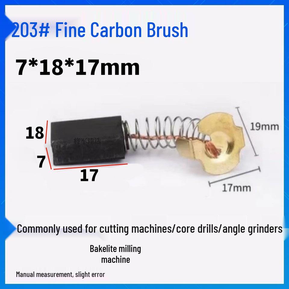 Durable Carbon Brush Set for Grinders, Drill, Hammer, Polisher, Cutter, and Picker Tools