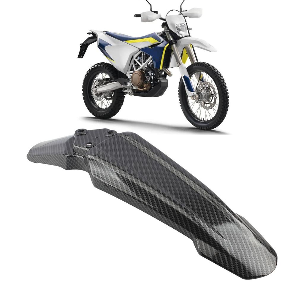 Dirt Bike Front Mud Guard Protective Carbon Fiber Stylish Look Splash Guard for Off Road Bike