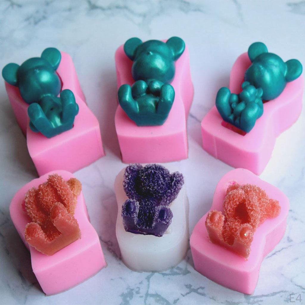 and Bear Silicone - Create Desserts Suitable For Candy, Chocolate, Jelly, Ice
