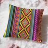 Retro Patterns Cushion Cover Premium Comfort Reversible Pillow Cove Two In One Design for Any Room  Car Interior