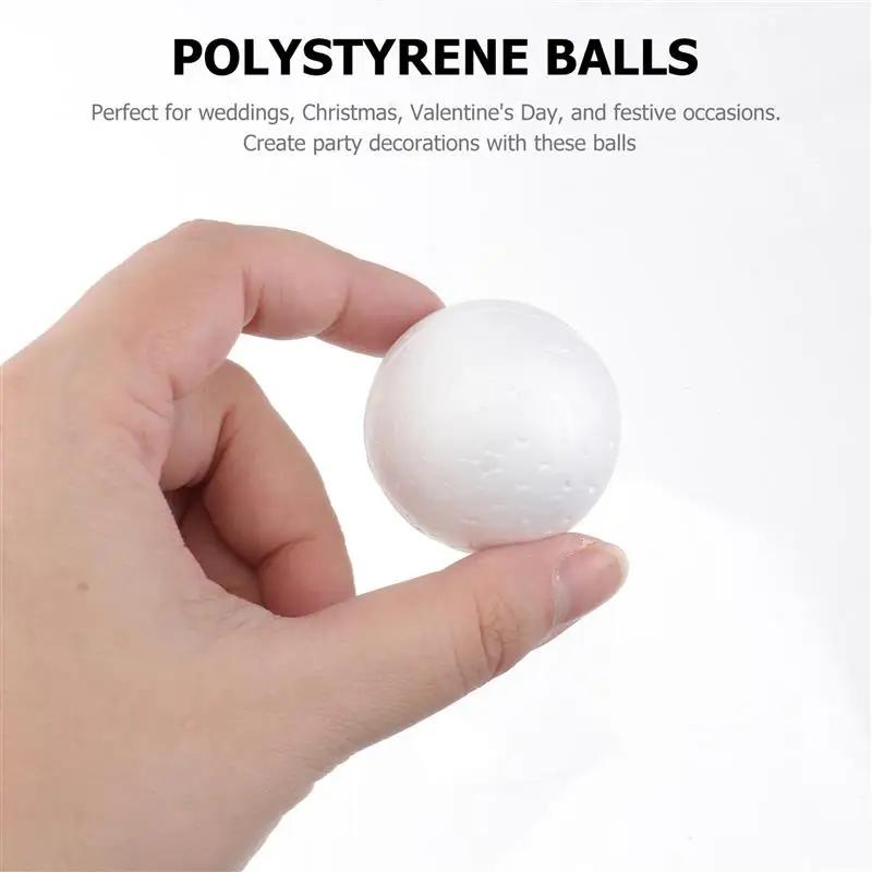 DIY Party Wedding Ball Spheres Christmas Decoration Modeling Craft Solid Polystyrene Foam Balls Round Spheres DIY Stuff