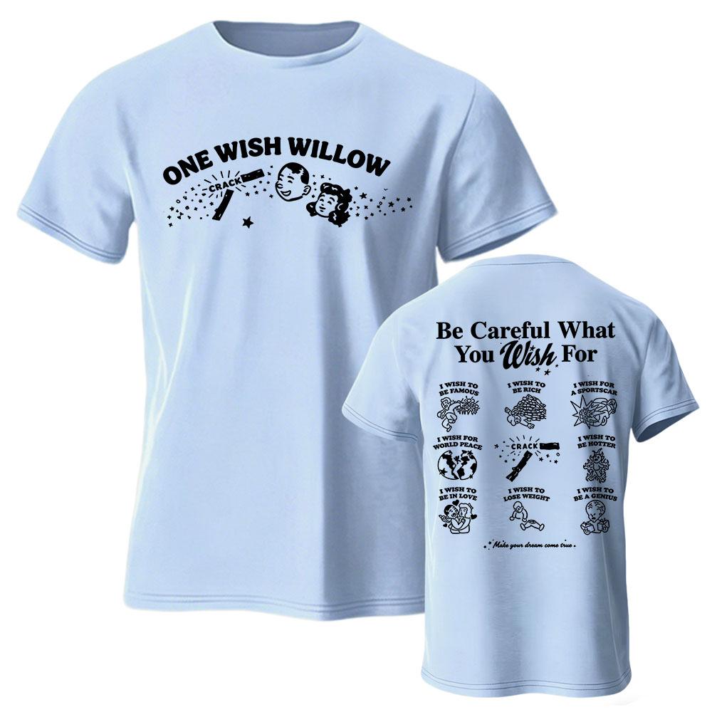 Film Obsession Ein Wunsch Weide T-Shirt Kurzarm Baumwolle Sommer Lässig T-Shirts Unisex Streetwear Mode Grafik T-Shirts