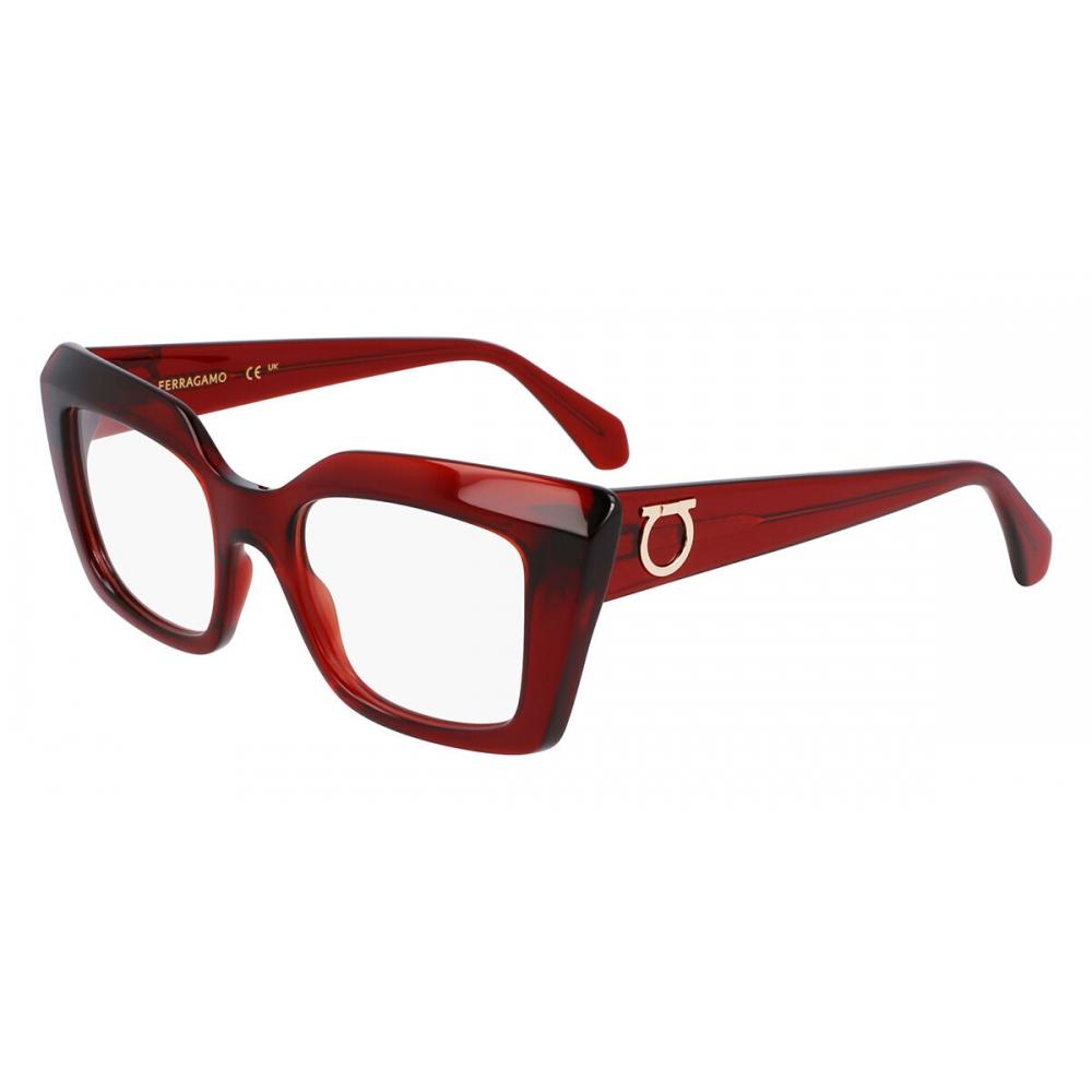 

Salvatore Ferragamo Sf3008 224 Women Eyeglasses Transparent Rust Red/50-19-140