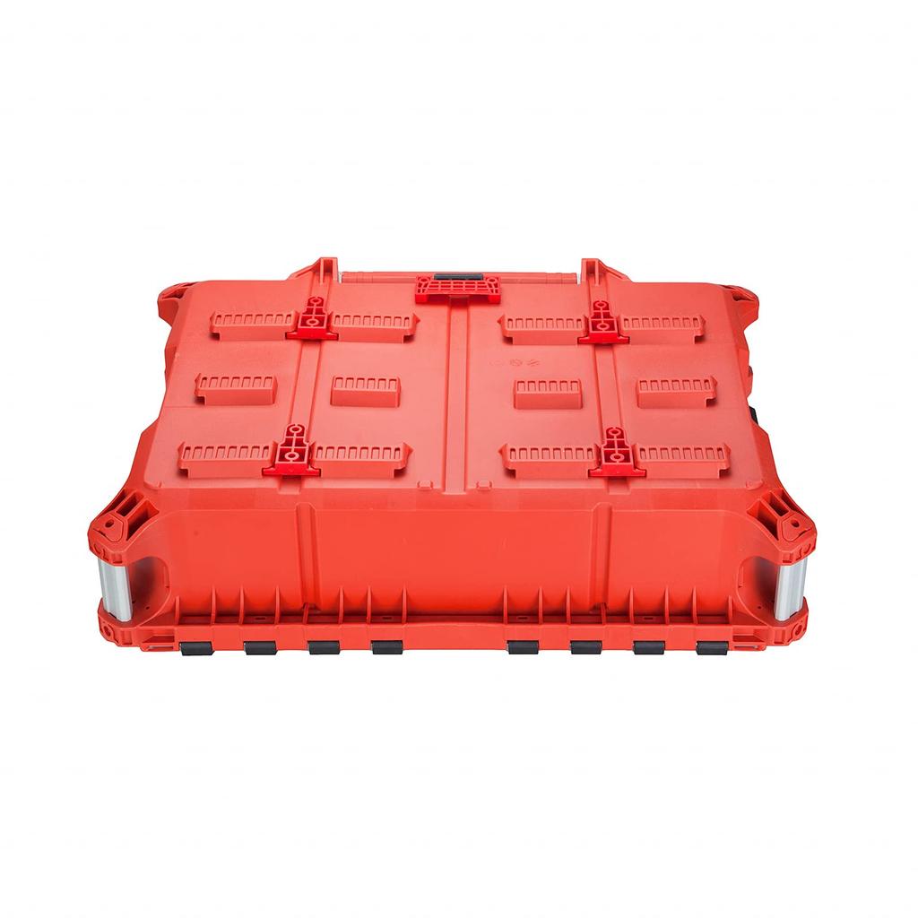 Crtbelfy Packout Nóżki Montażowe do Milwaukee Packout Pełna Skrzynia Skrzynka na Narzędzia Pudełko Montaż Ścienny Listwy Wiszące Czerwone (1+4szt.)