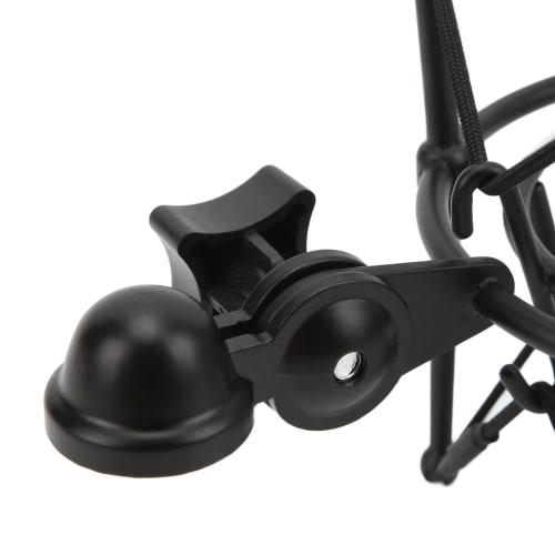 Metal Microphone Shock Mount Clip, Anti-Vibration Spider Microphone Shock Mount with Adjustable Locking Knob for Music Studio, Gaming, Live Recording,