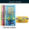 "2023 Nostalgic Tetris Game Console, 4.1-Inch Screen, Transparent Frosted Shell, Handheld"
